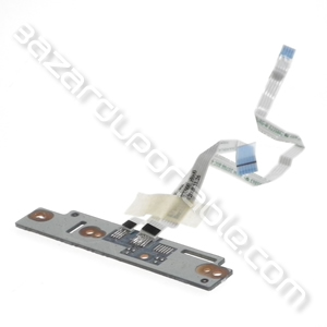 Carte bouton droite/gauche du touchpad avec les 2 nappes soudées pour Toshiba Satellite L555-11L