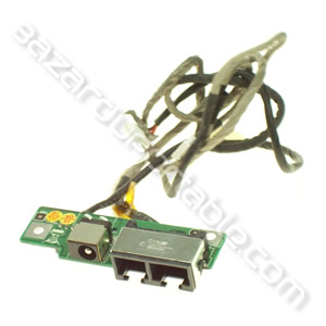 Carte connecteur alimentation et sortie réseau avec câbles pour MSI Megabook L710