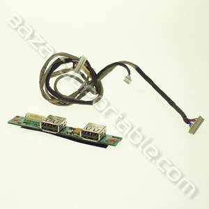 Carte fille sorties USB avec son câble pour MSI Megabook L730