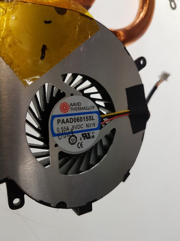 Ventilateur et dissipateur thermique pour MSI GP72