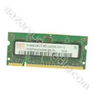 Mémoire PC2-3200S - 333 Mhz - 512 Mo