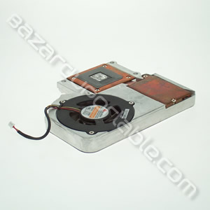 Ventilateur avec bloc de refroidissement pour Packard-Bell IGO 2430