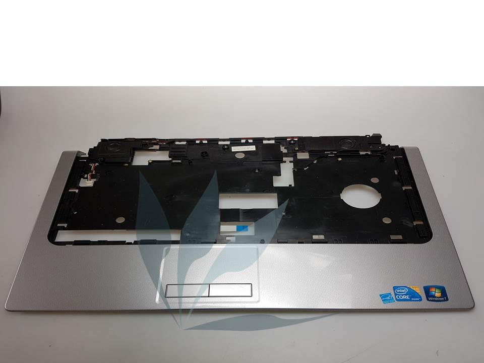 Plasturgie repose-poignets grise avec touchpad + clique droit/ gauche et nappes