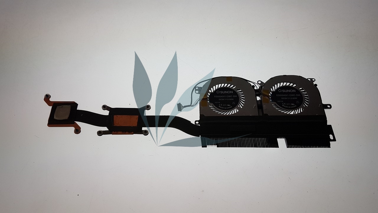 Bloc double ventilateur avec dissipateur pour Lenovo Yoga 13 2191
