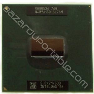 Processeur Intel Pentium M 760 - 
2Ghz 2M 533 Mhz - origine Compaq Notebook NX8220 