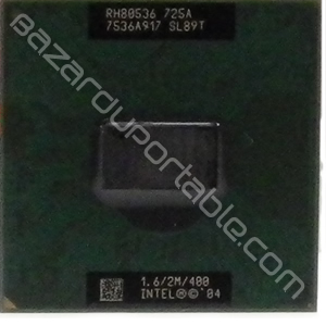 Processeur Intel Centrino M725A - 1.6 Ghz - 2 Mo de cache - bus 400 Mhz - Origine DELL inspiron 6000