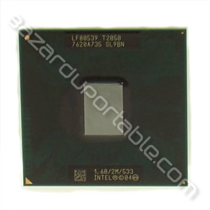 Processeur Intel CORE DUO T2050 - 1.6 Ghz - 2 Mo de cache - bus 533 Mhz - Origine Acer Aspire 9411