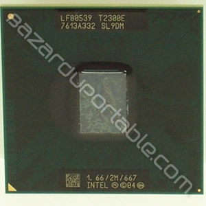 Processeur Intel Core Duo T2300E -
1.66 Ghz - 2 Mo de cache - bus 667 Mhz - Origine Packard Bell easynote W8930