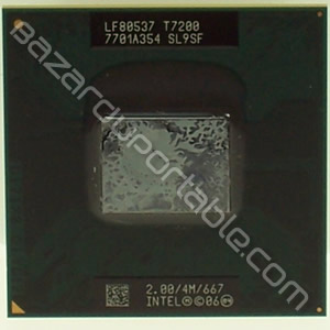 Processeur Intel Core Duo Processeur T7200 2GHZ 4MB 667MHZ