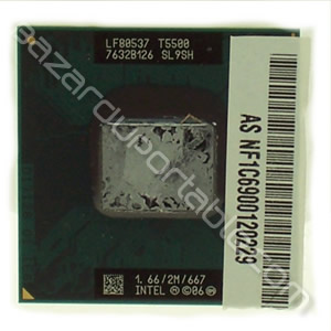 Processeur Intel core duo T5500 - 1.6 Ghz - 2 Mo de cache - bus 667 Mhz - Origine Packard-Bell Easynote MX65