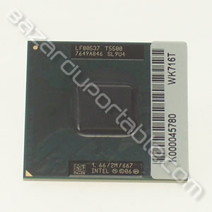 Processeur Intel Centrino T5500 - 1.66 Ghz - 2 Mo de cache - bus 667 Mhz - Origine Toshiba Satellite A200 