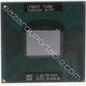 Processeur Intel Core T5200 - 1.6 Ghz - 2 Mo de cache - bus 533 Mhz - Origine Acer aspire 5630 