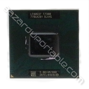 Processeur Intel Core 2 Duo Mobile T7300 - 2 Ghz - 4 Mb de cache -
bus 800 Mhz - Origine Packard bell easynote SB86