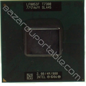Intel Core 2 Duo Mobile Processeur T7300 - 2 Ghz - 4 Mo de cache - bus 800 Mhz - Origine HP pavilion DV9000