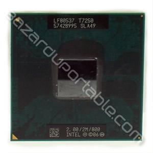 Processeur Intel Core 2 Duo Mobile T7250 - 2 Ghz - 2 Mo de cache - bus 800 Mhz - Origine Packard bell easynote SB89