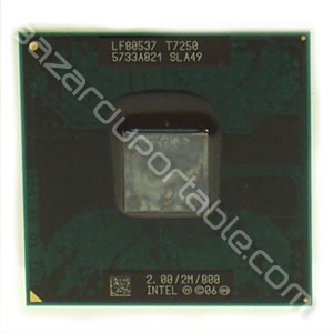 Processeur Intel Core 2 Duo Mobile T7250 - 2 Ghz - 2 Mo de cache - bus 800 Mhz - Origine Packard bell easynote SB86