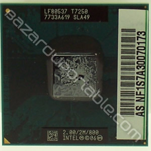 Processeur Intel CORE DUO T7250 - 
2 Ghz - 2 Mo de cache - bus 800 Mhz - Origine Asus F3S 