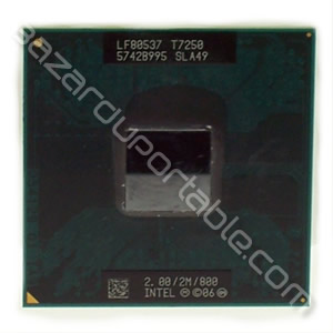 Processeur Intel CORE DUO mobile T7250 -2 Ghz - 2 Mo de cache - bus 800 Mhz - Origine Sony Vaio VGN-SZ61MN