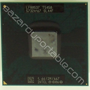 Processeur Intel Core 2 Duo T5450 - 1.66 Ghz - 2 Mo de cache - bus 667 Mhz -Origine Packard bell easynote SB85