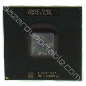 Processeur Intel CORE 2 DUO SLA9S - 1.5 Ghz - 2 Mo de cache - bus 667 Mhz - Origine Packard Bell Easynote MB65