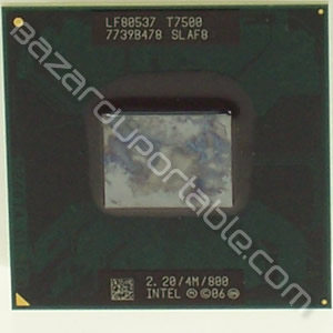 Processeur Intel Core 2 Duo Mobile T7500 - 2 Ghz - 2 Mo de cache - bus 800 Mhz - Origine Packard bell easynote SB88