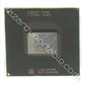 Processeur Intel CORE 2 DUO T7500-
2.20 Ghz - 4 Mo de cache - bus 800 Mhz - Origine Packard Bell Easynote MB85