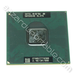 Processeur Intel Core 2 Duo Mobile T8300- 2.4 Ghz - 3 Mo de cache - bus 800 Mhz - Origine Packard bell easynote SB89