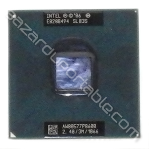 Processeur Intel Core 2 Duo P8600 -
2.40Ghz/ 3Mo de cache / 1066 Mhz - Origine HP pavilion HDX18
