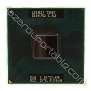 Processeur Intel core duo T5800 - 2Ghz - 2 Mo de cache - bus 800 Mhz - Origine Toshiba satellite U400