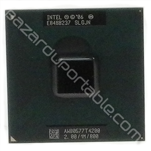 Processeur Intel DUAL-CORE T4200- 2 Ghz - 1 Mo de cache - bus 800 Mhz origine Packard-Bell Easynote SL35