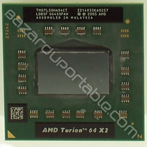 Processeur AMD Turion 64 X2 TL-50 
1.6Ghz 512Kb 800Mhz pour Acer Aspire 7520