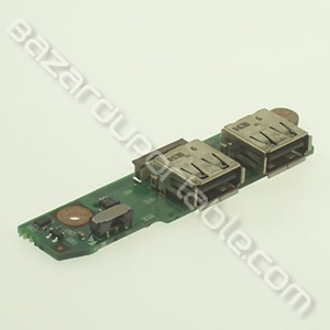 Carte fille 2 ports usb et interrupteur on/off wifi pour Toshiba Satellite A100 