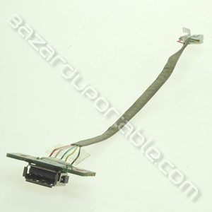 Carte sortie USB avec son câble soudé pour Toshiba Satellite L300D