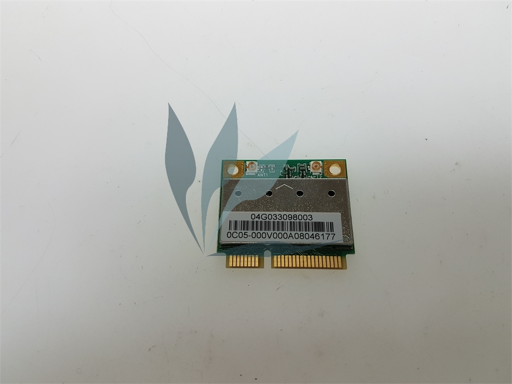 Carte interne pour connexion sans fil Wifi pour notebook Asus.
Modèle : AZWAVE AW-NE785.
Format : PCI Express Mini.
Normes : IEEE 802.11 B/G/N pour Asus X42F