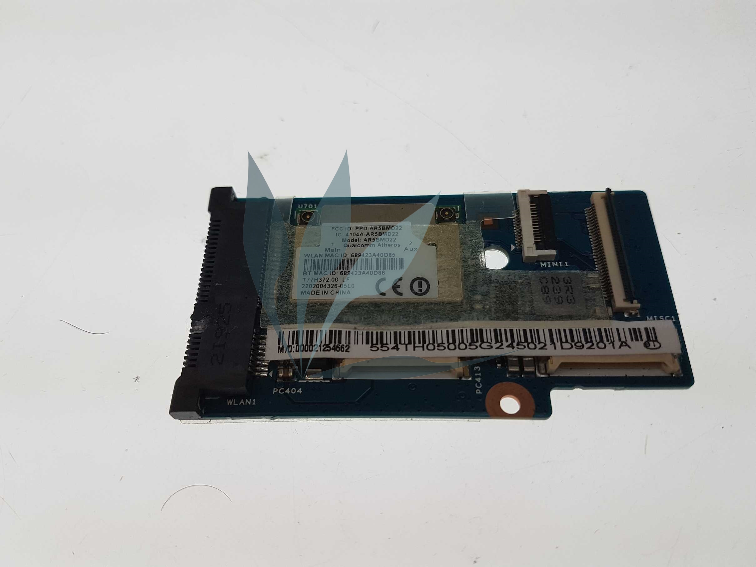 Carte wifi et bluetoth pour Acer Aspire S3-391