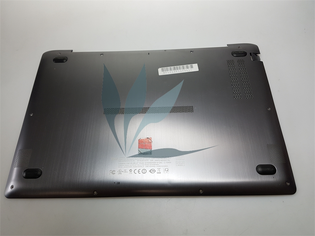 Fond de caisse gris argenté pour Samsung NP730u3e