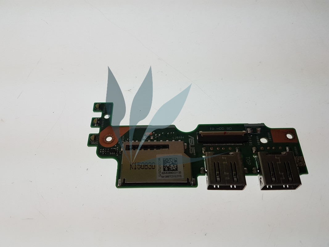 Carte sorties USB/Lecteur de carte SD pour Asus R455L