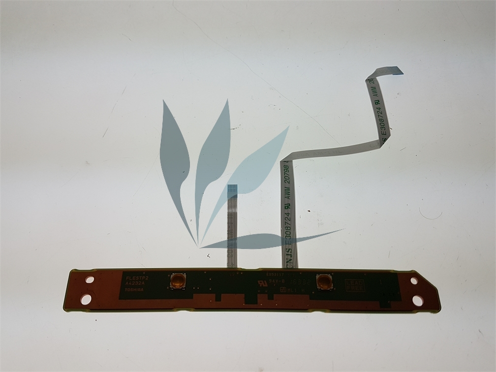 Circuit avec bouton touchpad / pavé tactile avec nappe pour Toshiba Satellite A50-C