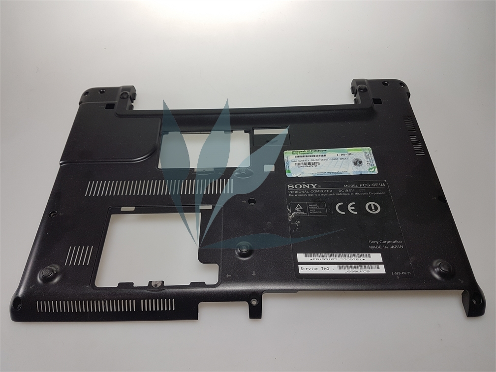 Fond de caisse noir pour Sony Vaio S3HP