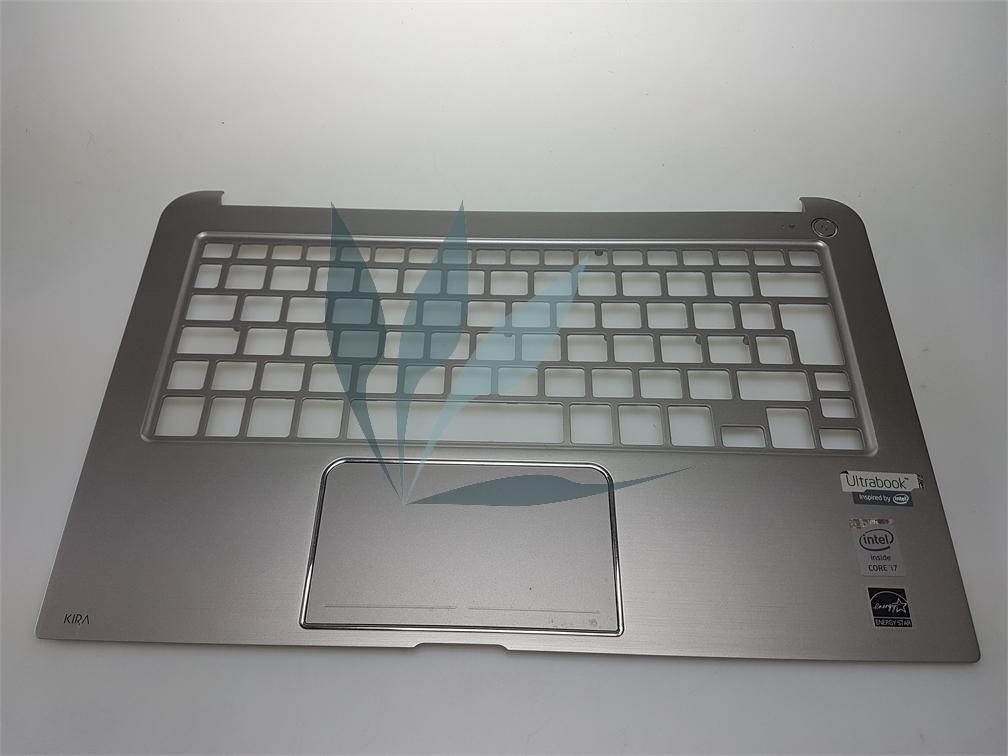 Plasturgie repose-poignets argent sans touchpad pour Toshiba Satellite Kira 102