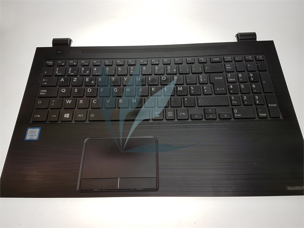 Clavier français avec repose-poignets et touchpad pour Toshiba Satellite A50-C