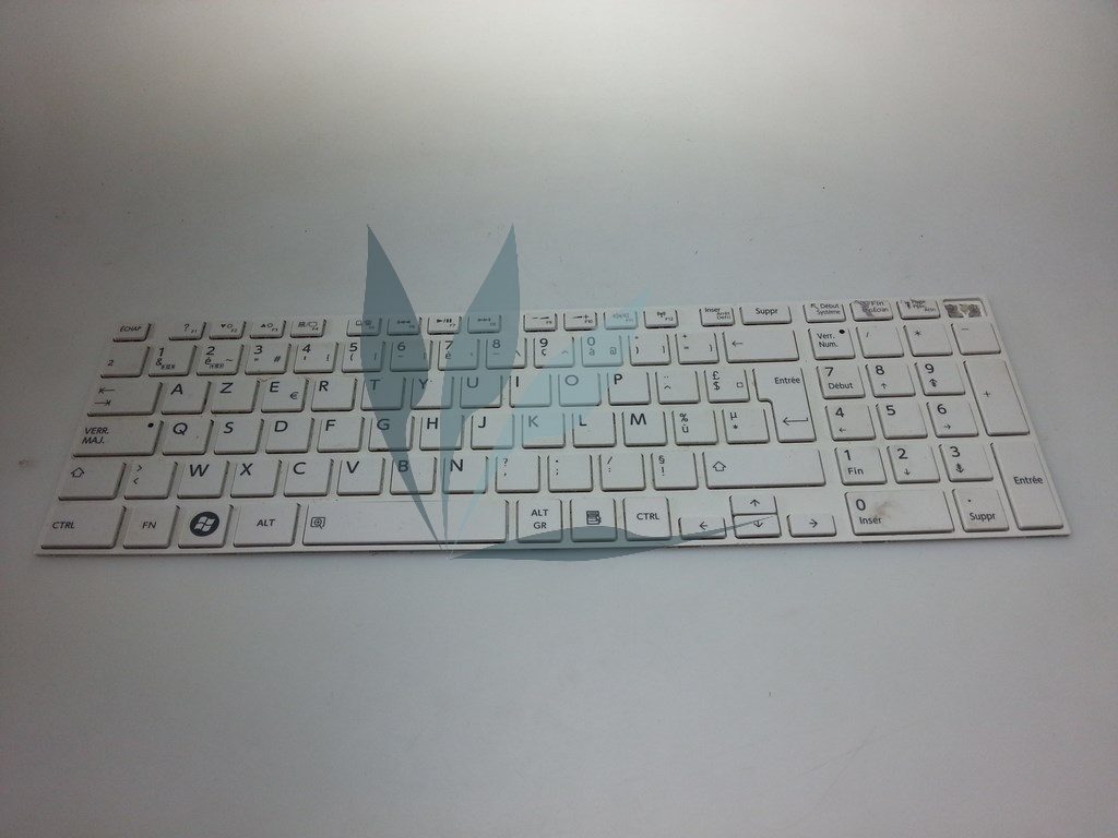 Clavier français blanc pour Toshiba Satellite L870D