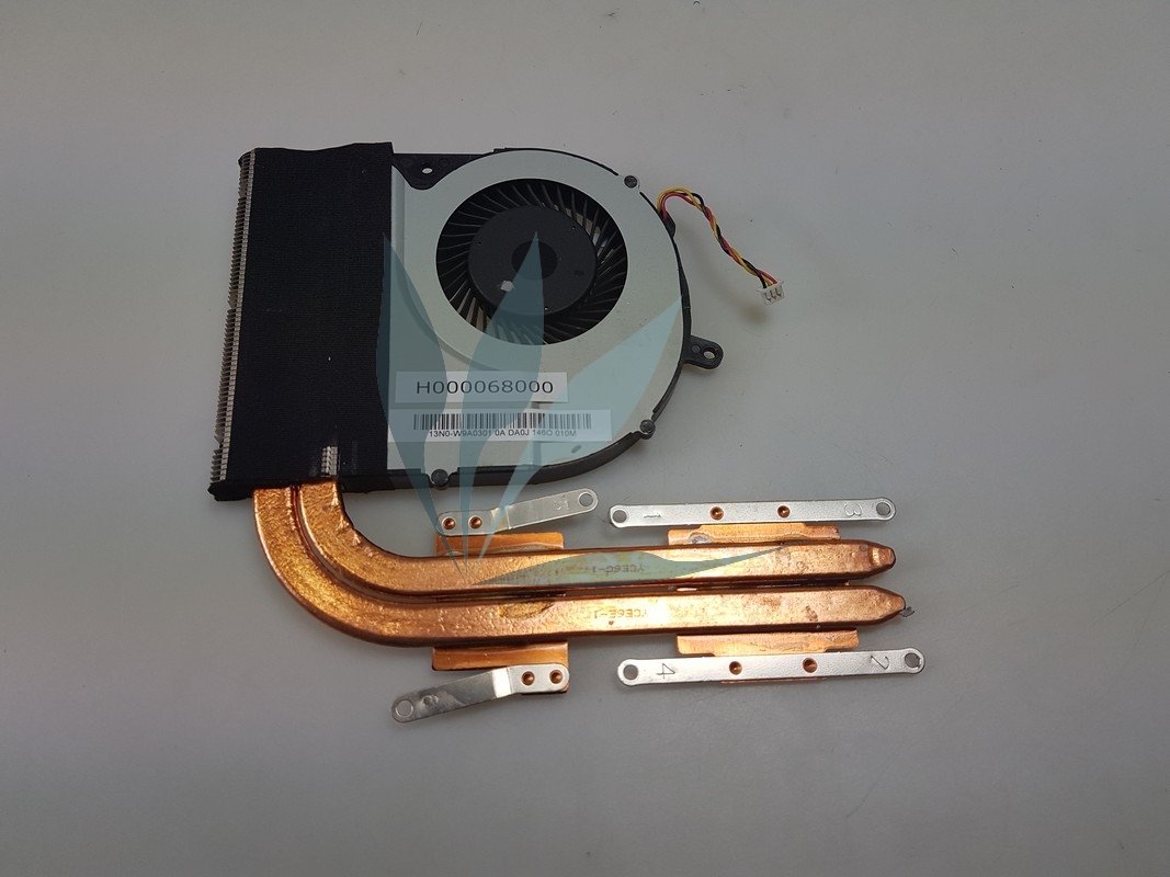 Ventilateur avec dissipateur thermique pour Toshiba Satellite P50-B