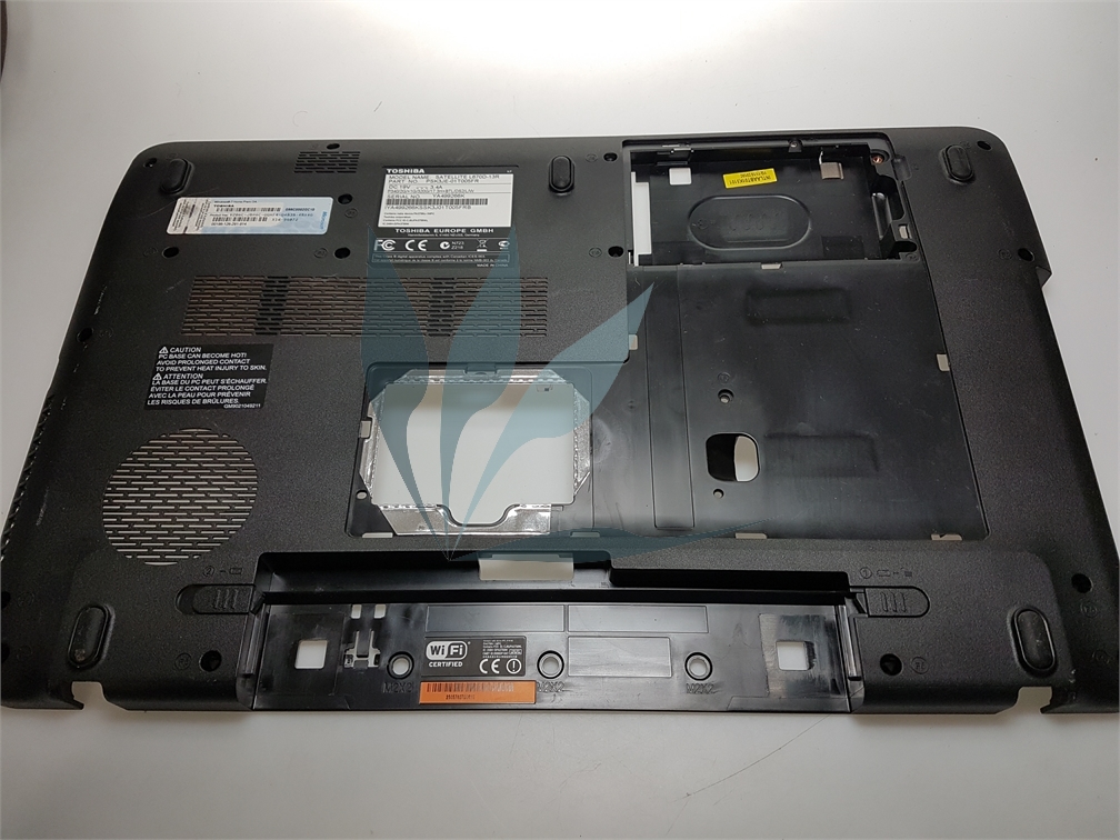 Fond de caisse noir pour Toshiba Satellite L670D