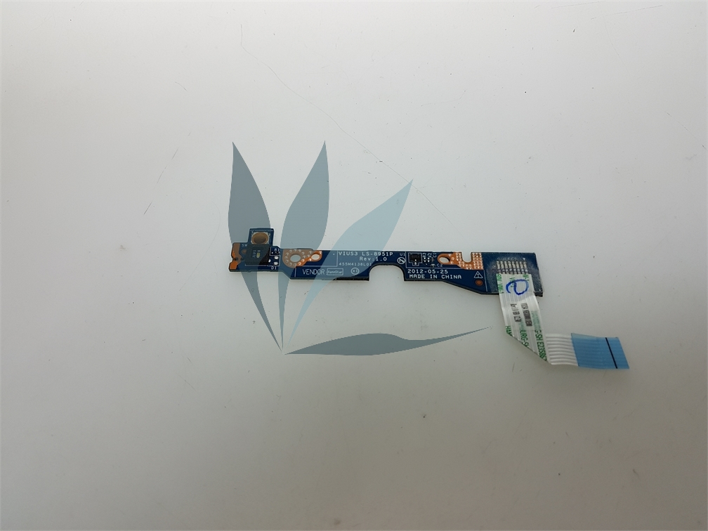 Circuit bouton allumage avec nappe pour ordinateur portable Lenovo Ideapad S300