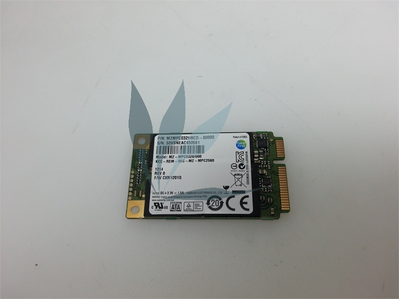 Disque dur SSD MINI MSATA PCI-E 32G SSD pour Sony Vaio SVT131A11M