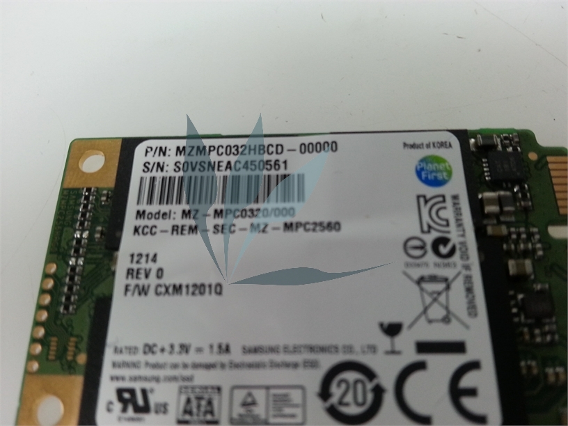 Disque dur SSD MINI MSATA PCI-E 32G SSD pour Sony Vaio SVT131A11M