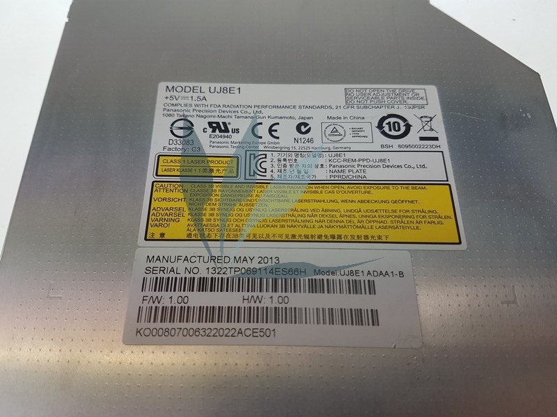 Lecteur optique graveur SATA CD-RW DVD RW pour Acer Aspire V3-771G